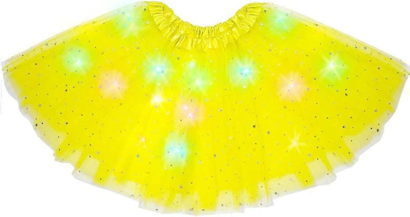 TWINKLEDE Light Up Tutu Skirt Led Tulle Tutus Glow Running Dance Costume Skirts for Women - Image 1